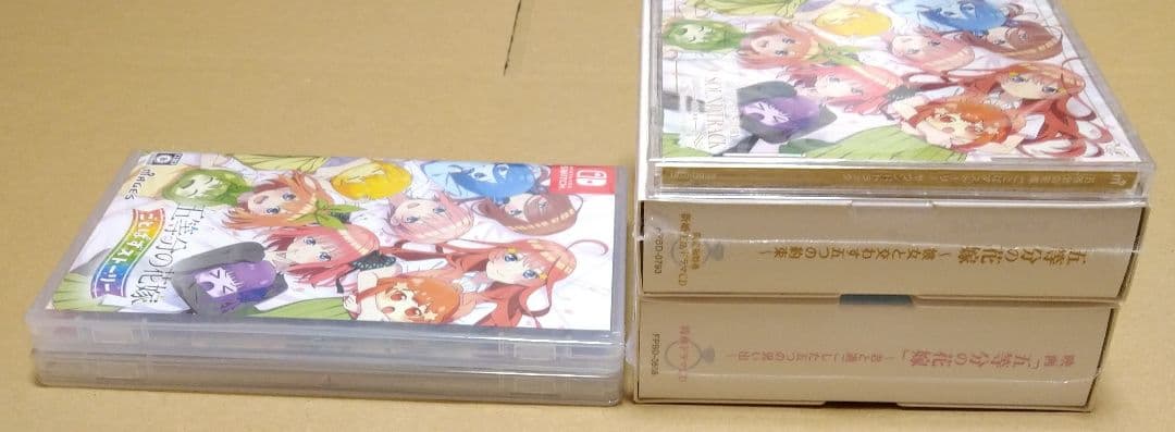 【限定版、各種付属品完品、状態良好品】五等分の花嫁 Switch 4点セット