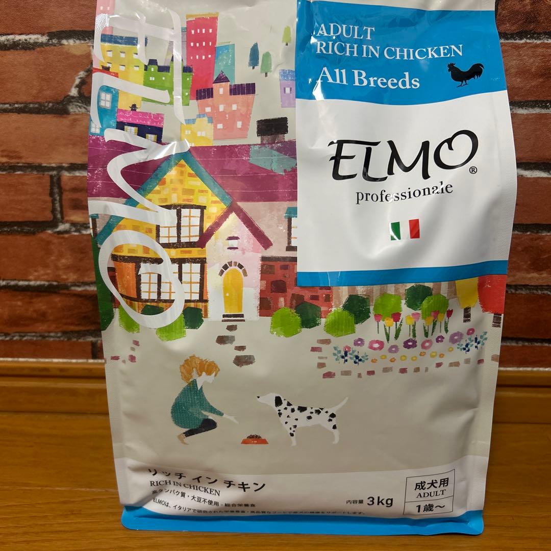 ELMO リッチインチキン 成犬用 合計7kg おまけサンプル10袋つき