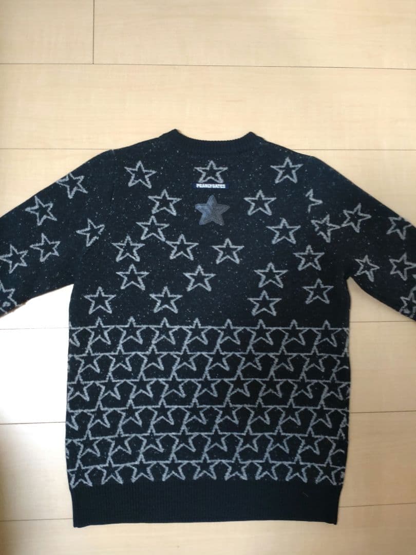 【美品】パーリーゲイツ 星柄ニット Mサイズ