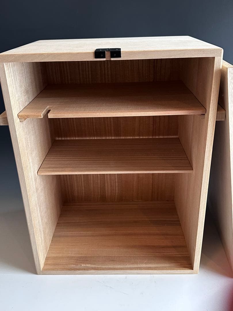 茶道具　利休好　桐木地　旅箪笥　茶会　野点　稽古　ほぼ未使用　棚