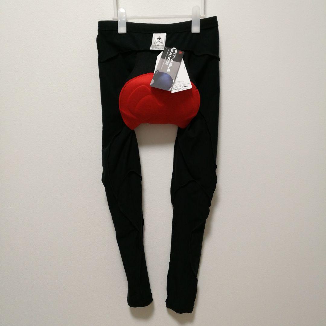 新品ルコックスポルティフ⭐︎メンズM防寒サイクルウェア自転車パンツボトムス秋冬