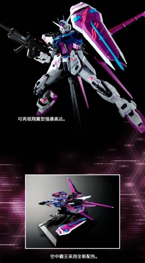 バンダイ海外限定PG 1/60 パーフェクトストライクガンダム＋スカイグラスパー