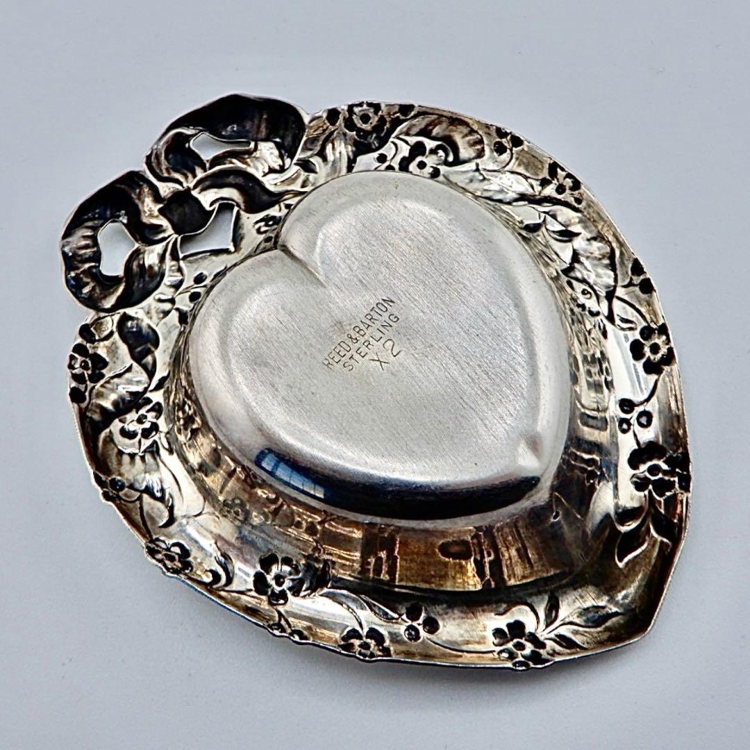 M1303 Antique 1910s Reed & Barton ハートトレイ