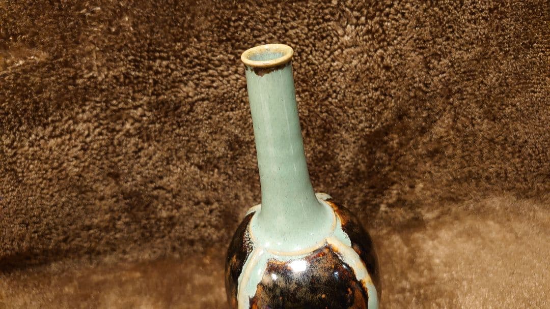 李朝　古阮　青磁　花入　蔵出し　中国美術　１客