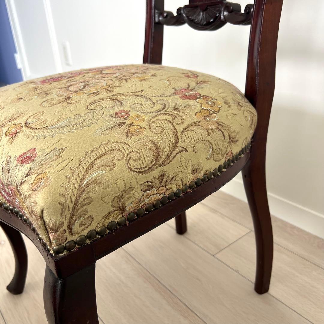 アンティーク　サロンチェア　ヨーロッパ家具