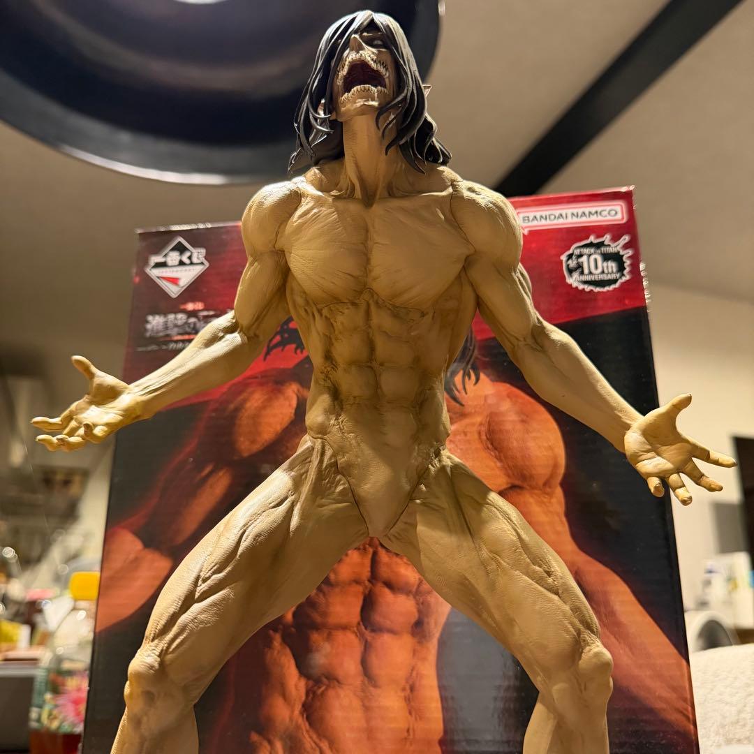 一番くじ　A賞 MEGAIMPACT エレン・イェーガー巨人Ver. フィギュア