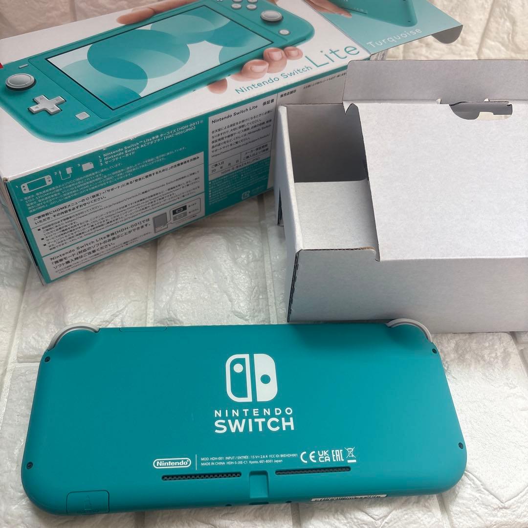 【超美品】Nintendo Switch Lite ターコイズ即発送　3