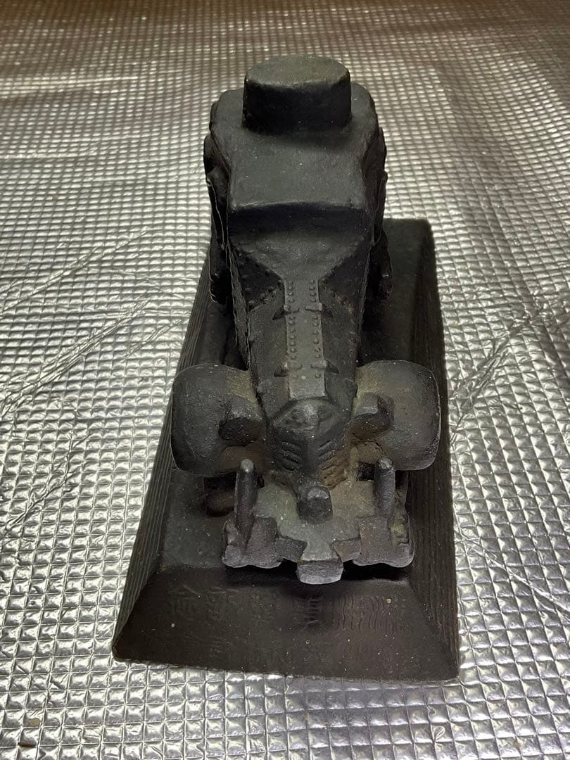 朝倉文夫作／大日本帝国陸軍　満州事変記念　南満州鉄道　九一式広軌牽引車　ブロンズ