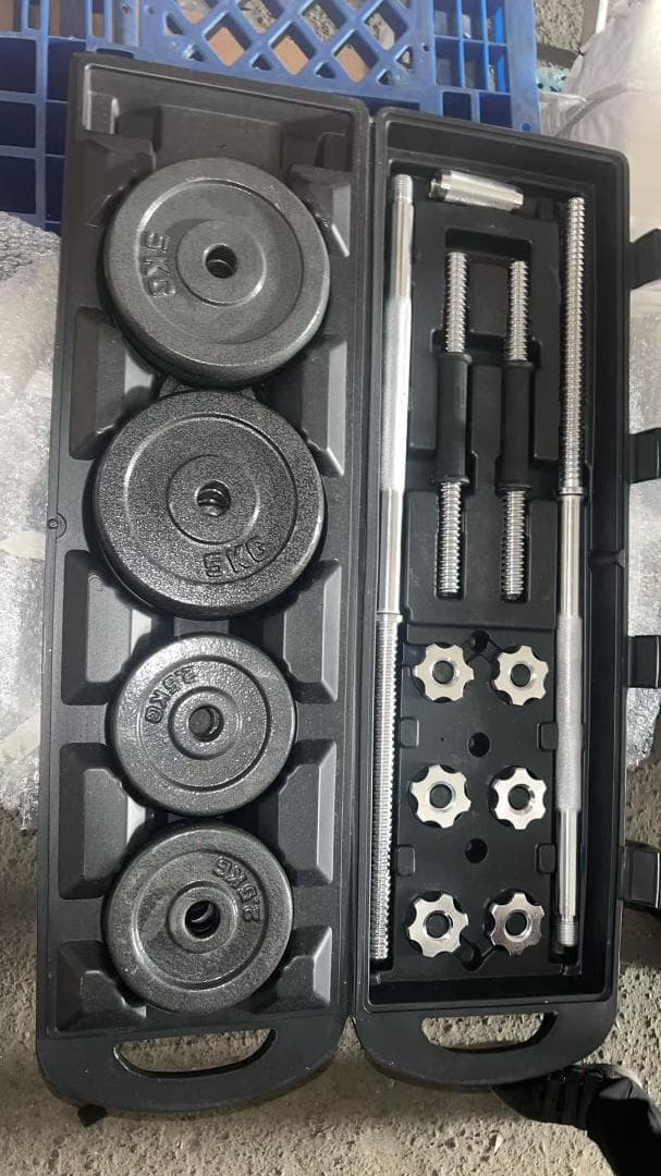 中古美品 鉄ダンベル セット 可変式 40kg