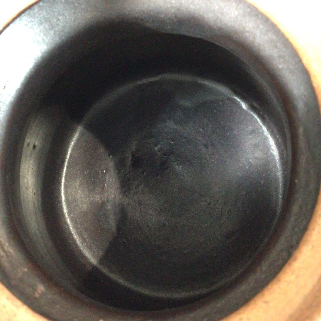 Ｓ９２　水指　『大谷焼』『元山窯造』『耳付水指』　共箱　茶道具