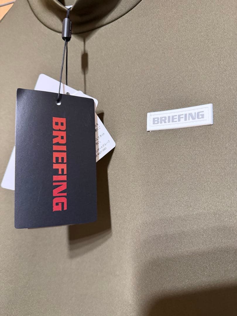 BRIEFING ハイネックワンピース オリーブグリーン未使用品