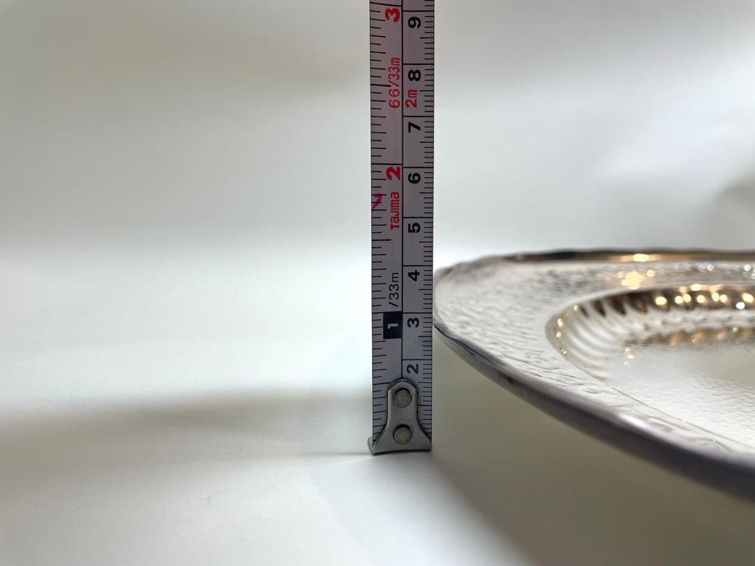 純銀 皿 青海盆 大阪淀屋橋 尚美堂造 483g 共箱