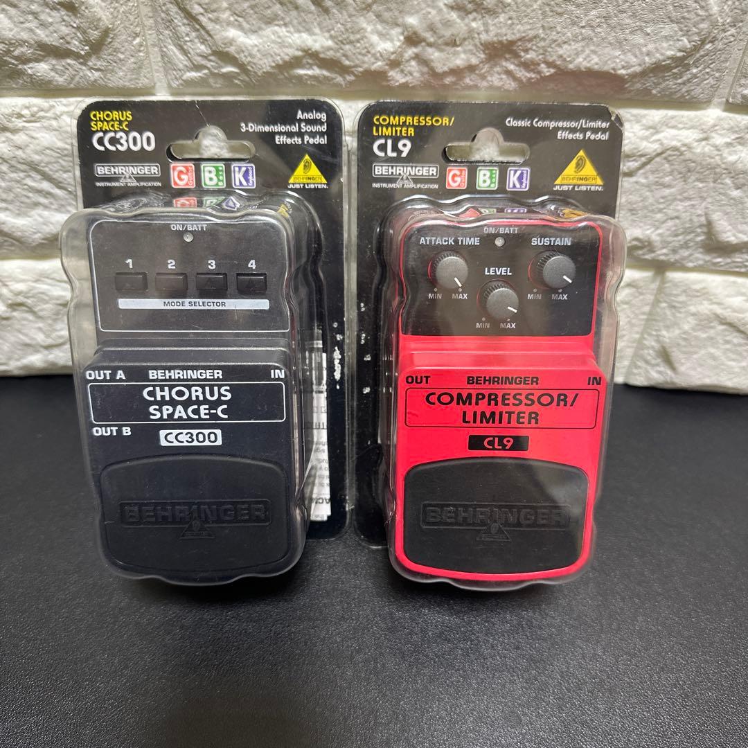 美品　Behringer ギターエフェクター2点セット　元箱付き