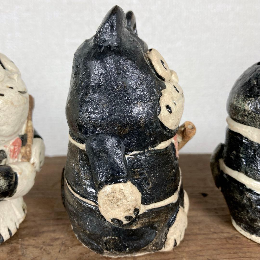 3セット　のらくろ　置物　水滴　陶芸　陶器　焼き物　レトロ　アンティーク　アニメ