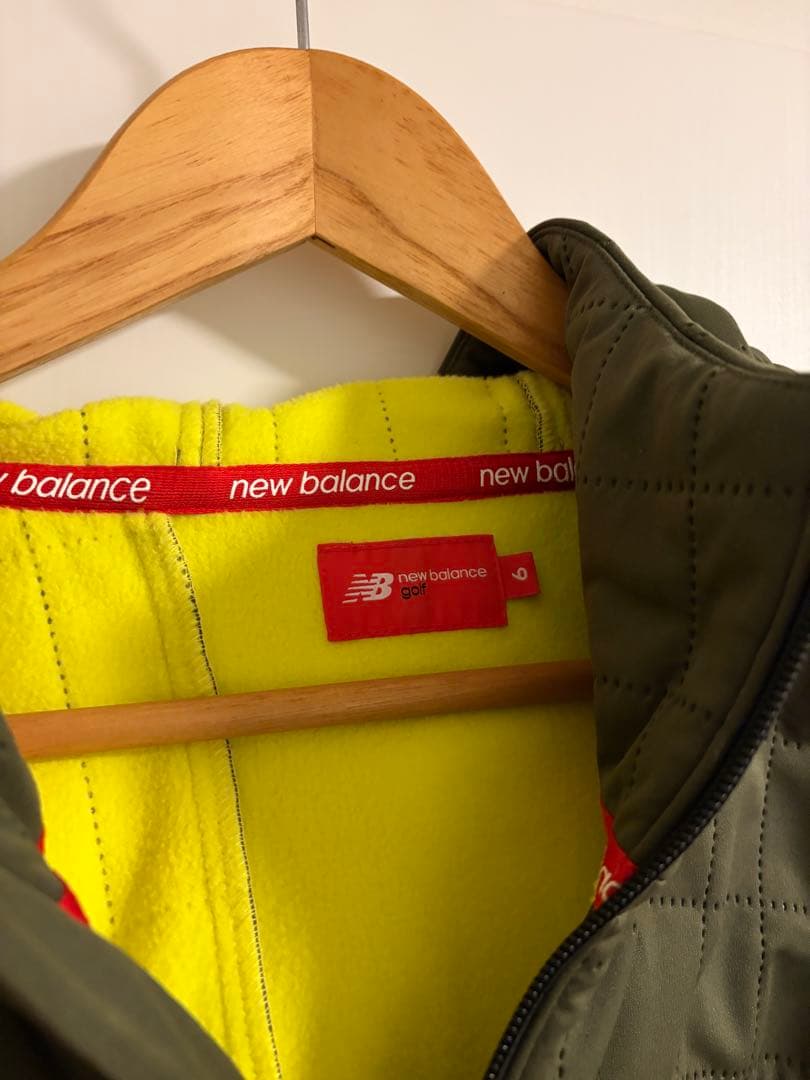 富*ン様 ニューバランスゴルフ　裏フリース スクエアキルト フルジップフーディー