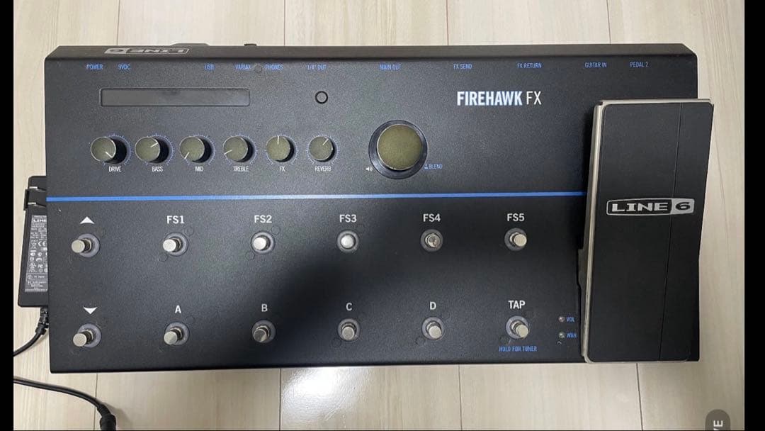 美品　　FIREHAWK FX マルチエフェクター　line6