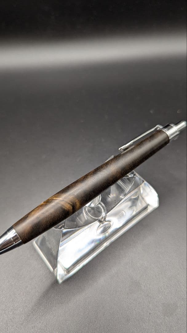 444極上サイアミーズローズウッド　シアメース　マイクロカーリー　木軸シャーペン