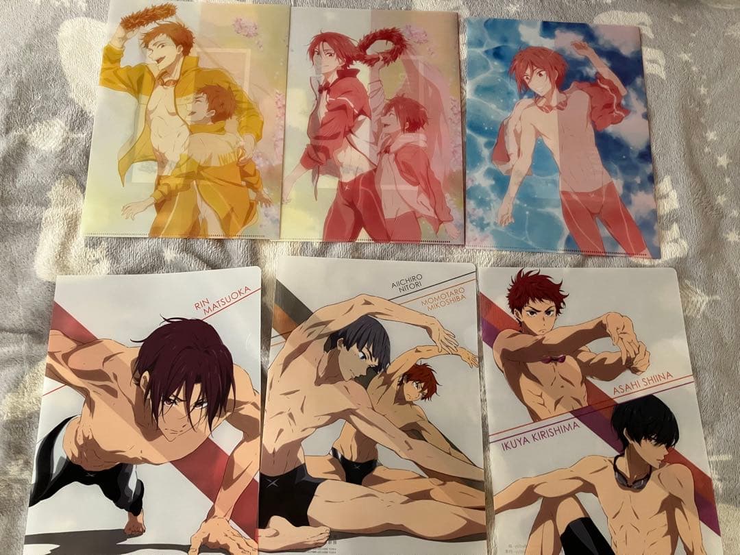 Free! クリアファイル　46枚　入場特典色紙14枚セット