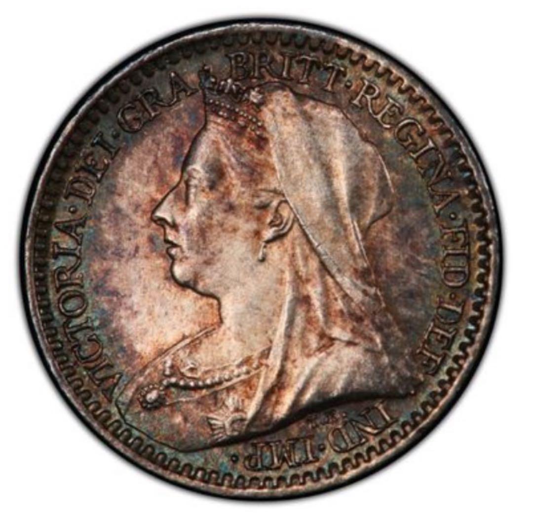 【PL65希少】1894年 PCGS PL65 ヴィクトリア女王 