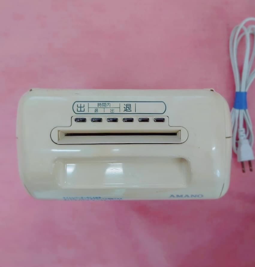 AMANO/アマノ BX2000 タイムレコーダー 勤怠管理 印字/動作確認済