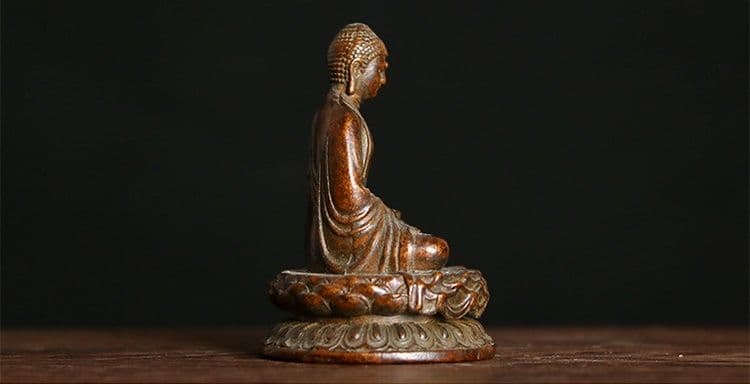 仏教美術 仏像 釈迦仏像 小仏像 銅製 銅器