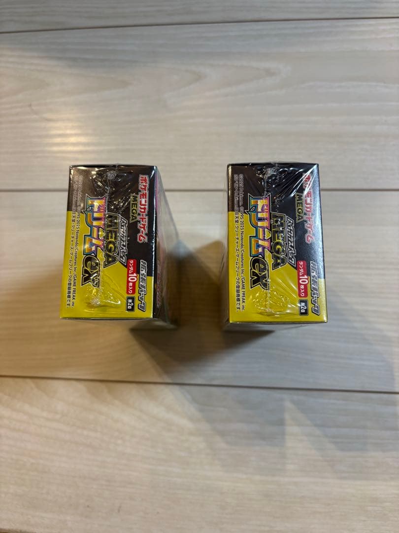 ポケモンカードゲーム MEGAドリームex 2箱 シュリンク付き