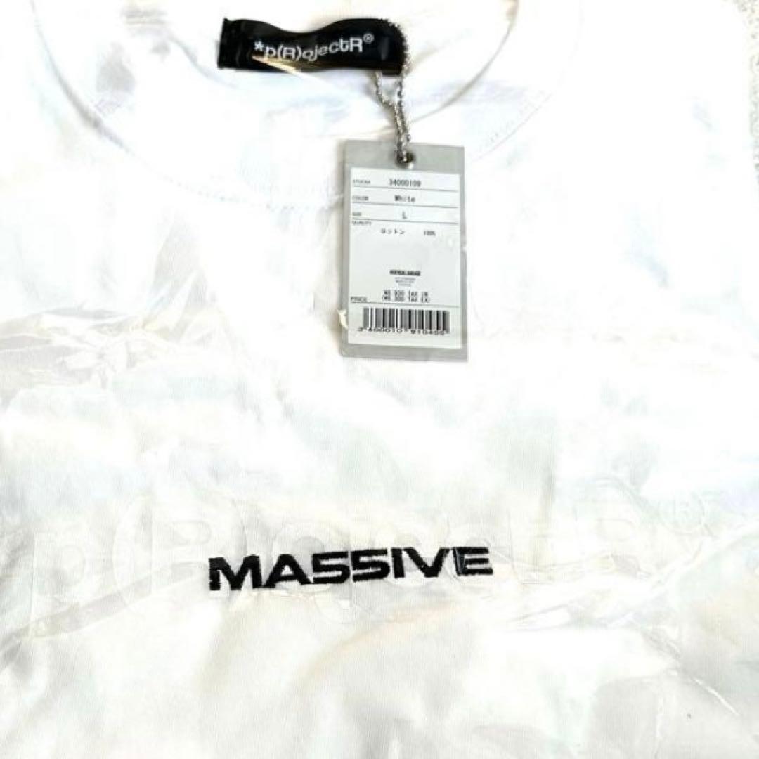 *p(R)ojectR® x MA55IVE Tシャツ Lサイズ