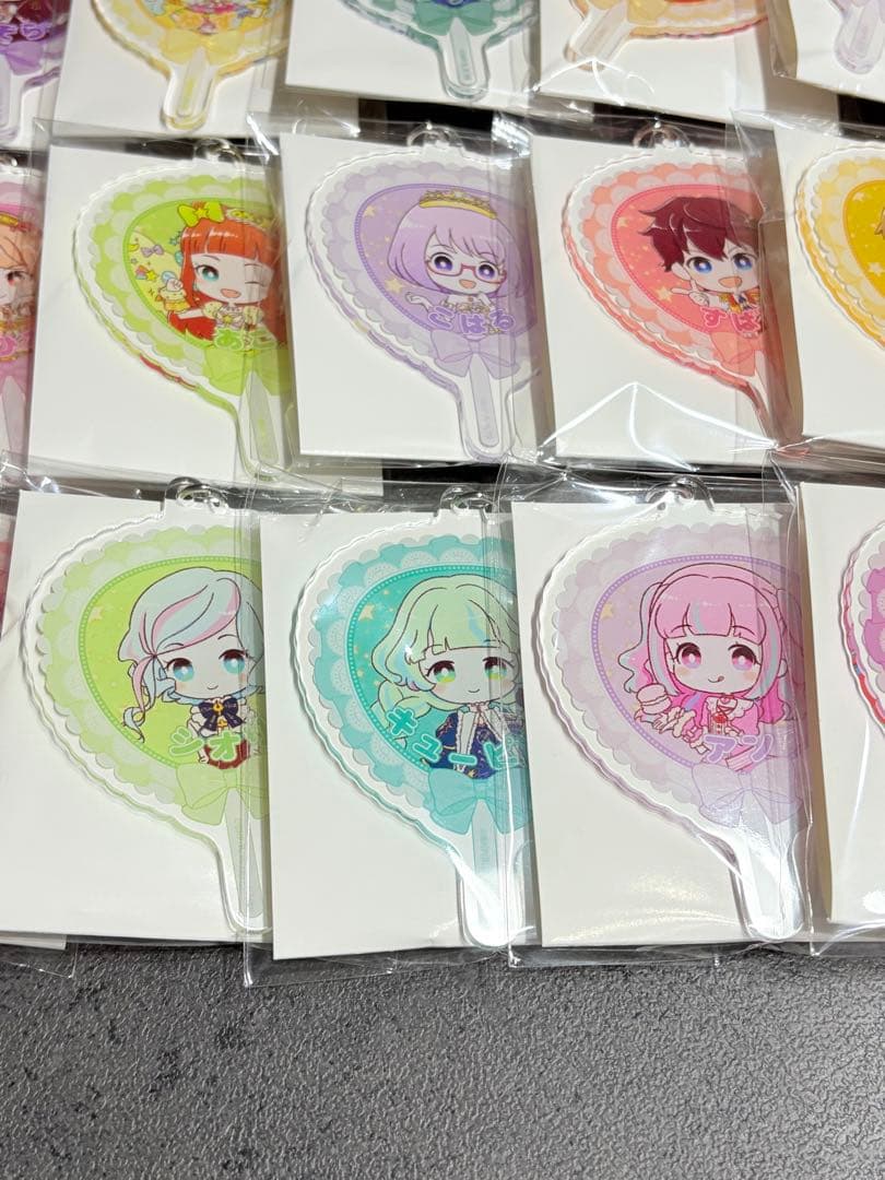 アイカツスターズ　プラネット　グラフアート　アクリルキーホルダー　まとめ売り