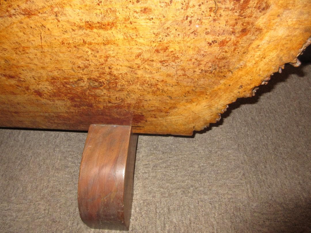 ヴィンテージ　アンティーク　衝立　台座つき