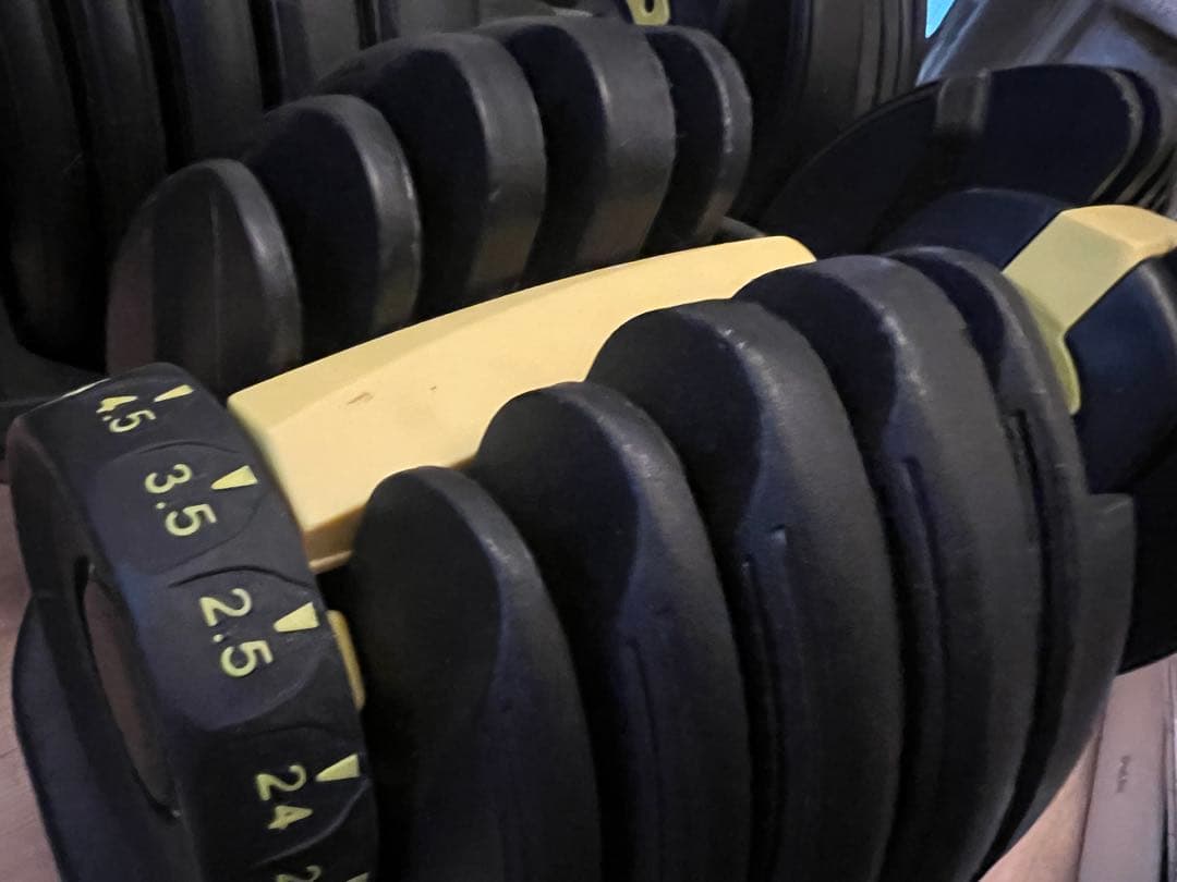 可変式ダンベル 2.5kg - 24kg 2個セット