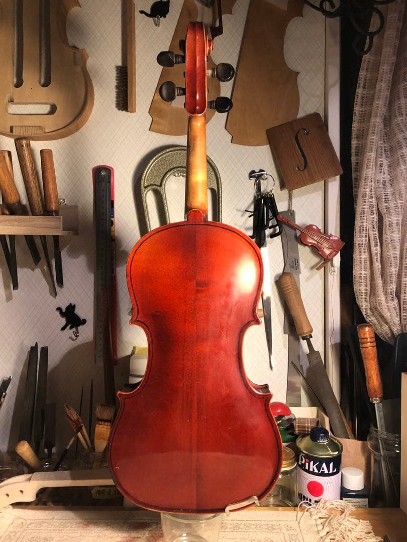 【駒&魂柱調整済】Suzuki分数バイオリンNo102 1/2 1968