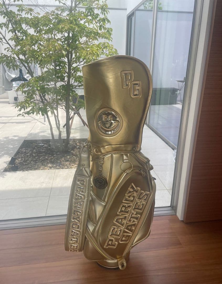 【特大袋付き♪】PEARY GATESゴールド限定モデルキャディバッグ