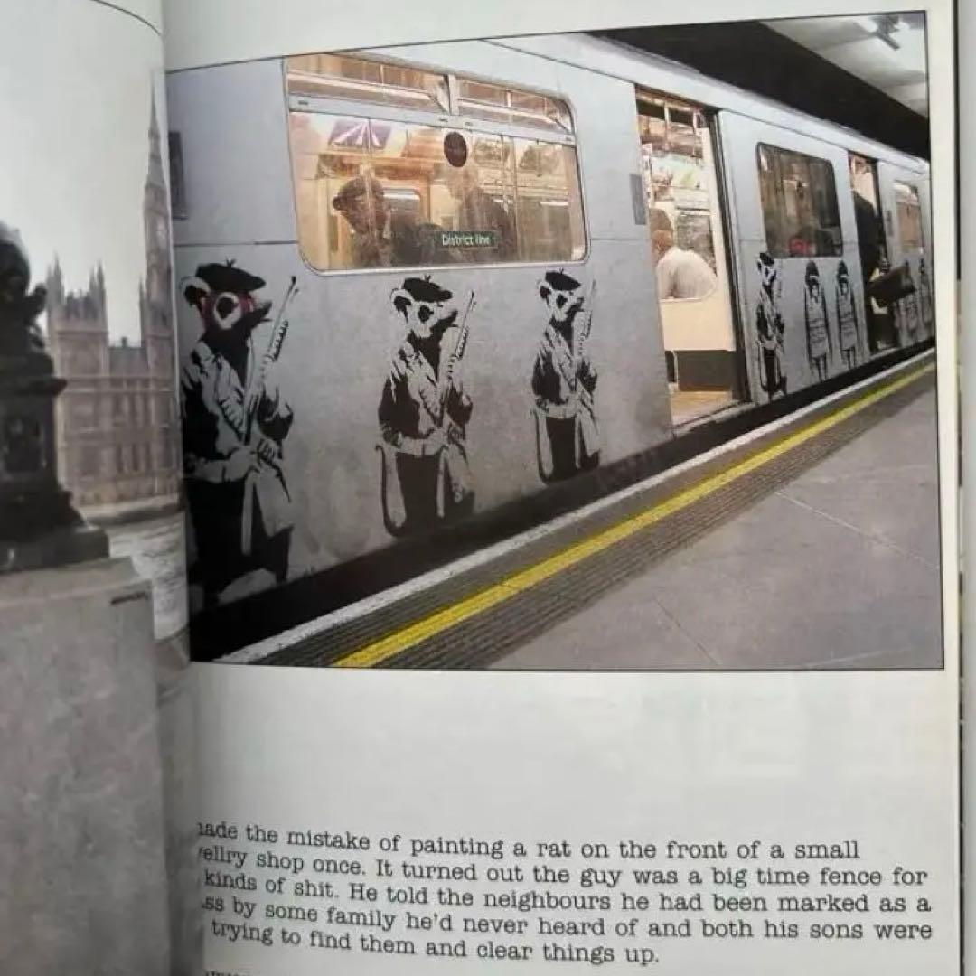 絶版 Banksy 初期作品集2冊 + 希少フライヤー 3点セット バンクシー