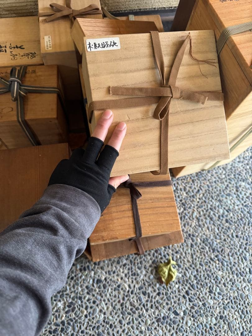 ‼️リサイクルFORT‼️BLACKフライデー②‼️中国の木葉文黒茶碗‼️激安します‼️