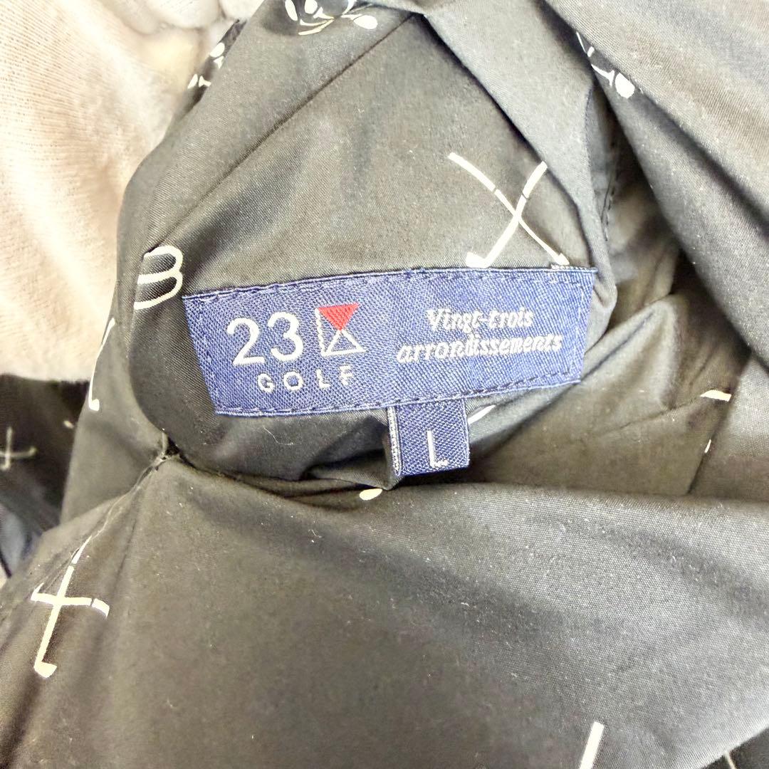 【美品】23区ゴルフ Vネック リバーシブル スニード L メンズ