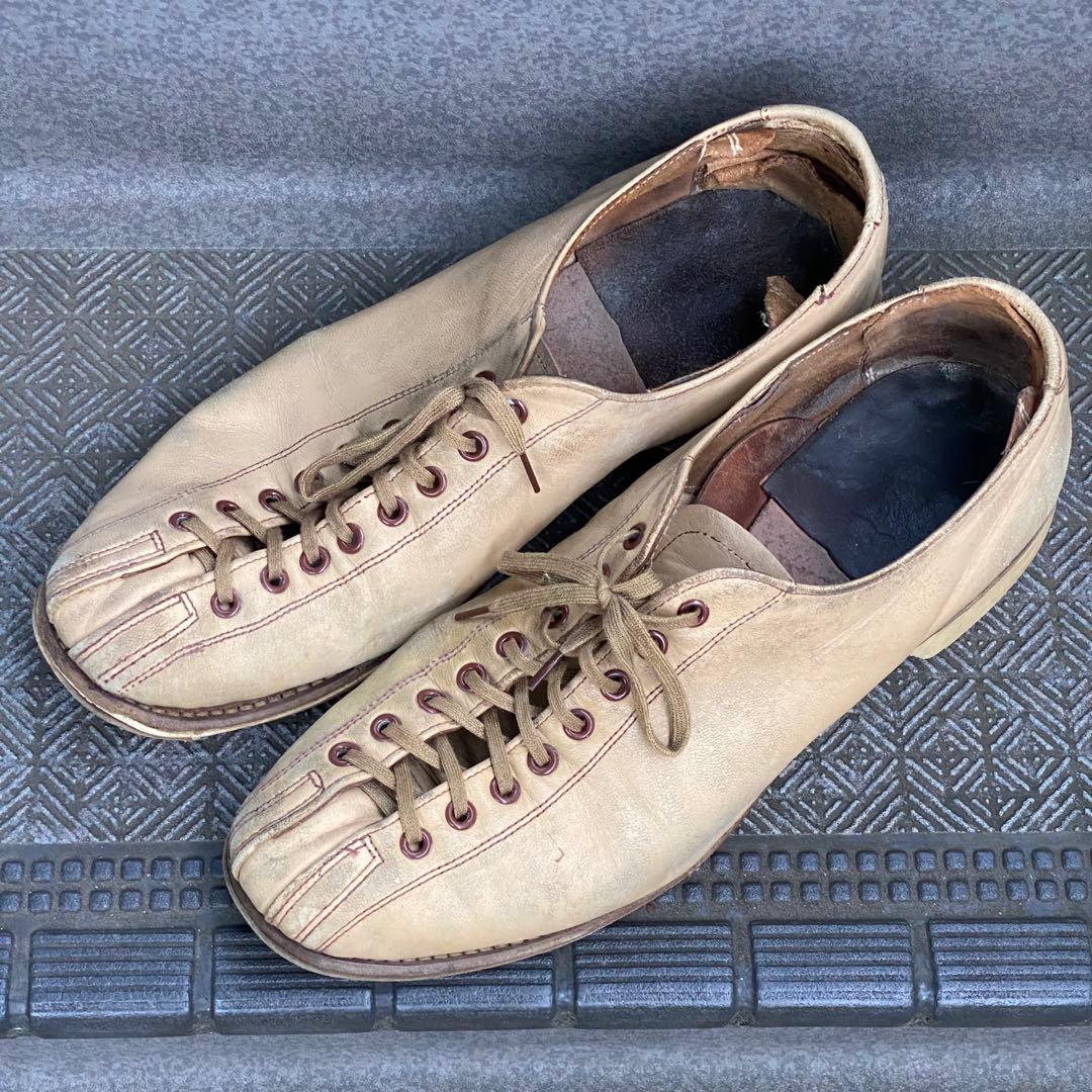 vintage HYDE 60年代頃？ ボウリングシューズ レザー 26cm相当