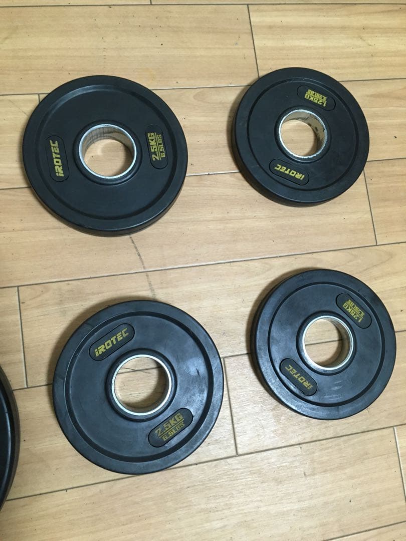 IROTEC ラバー プレート17.5kg穴径50mm
