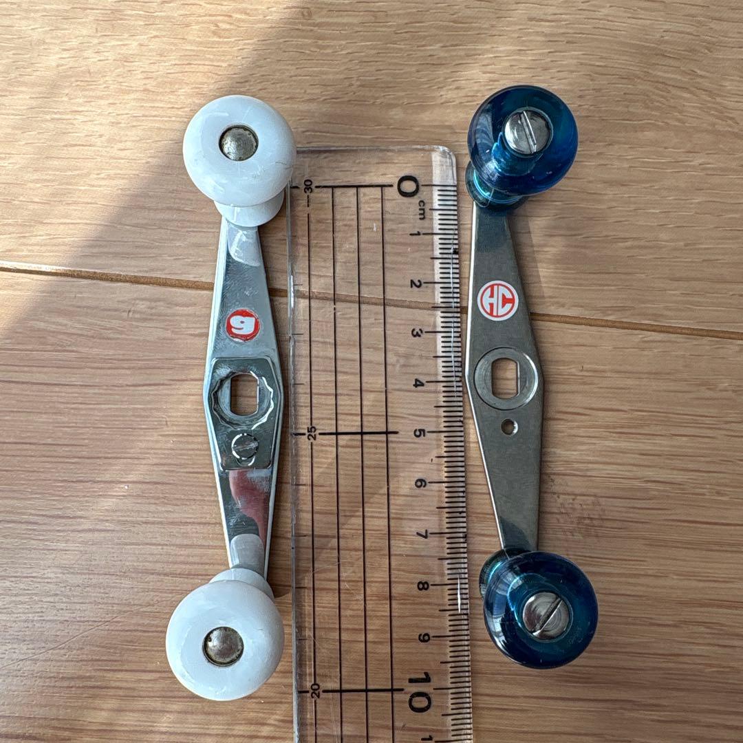 アンバサダー　オールドアブ　ハンドル2点セット　ハネダクラフト　雷魚