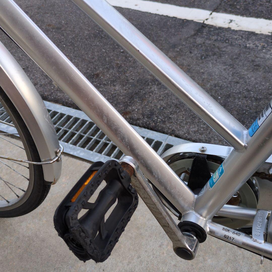 サイモト自転車 26インチ シルバー