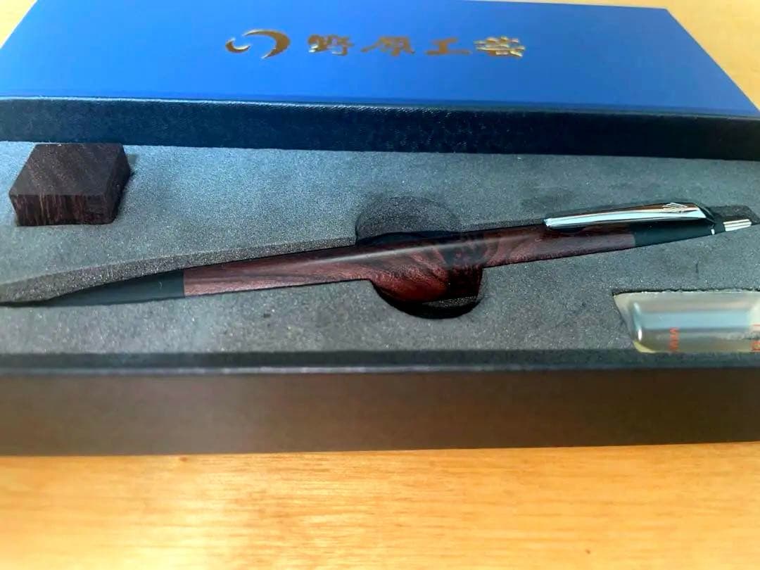 【固定式口金】野原工芸 キングウッド シャーペン 美品