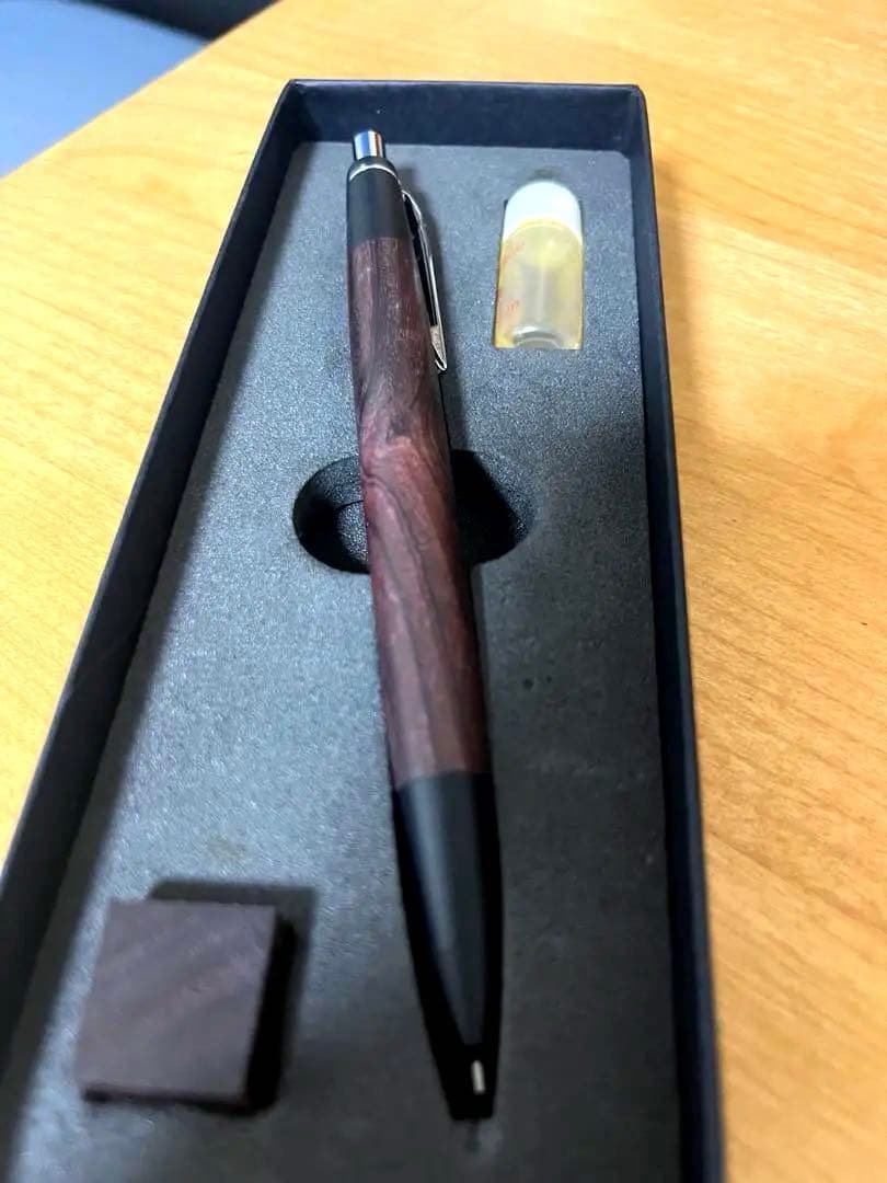 【固定式口金】野原工芸 キングウッド シャーペン 美品