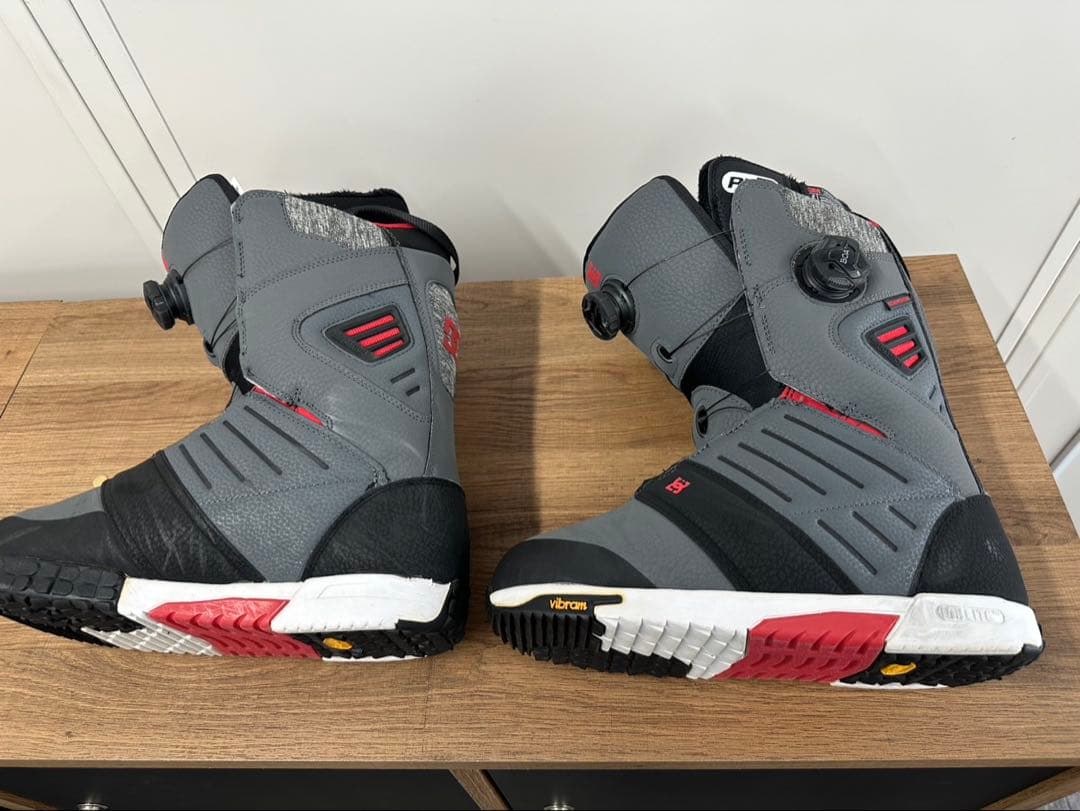 美品）DC ジャッジJUDGE 2023 スノーボードブーツ グレー/レッド