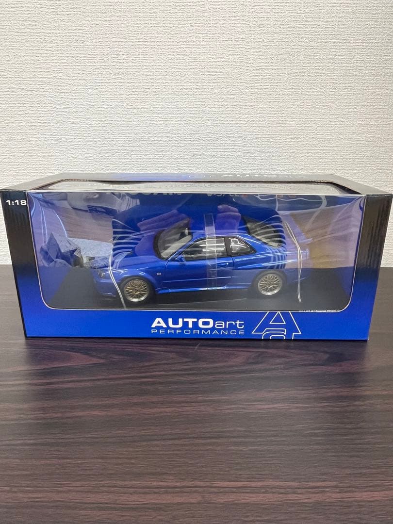 オートアート1/18 be-J世界限定500台 R34スカイラインGT-R