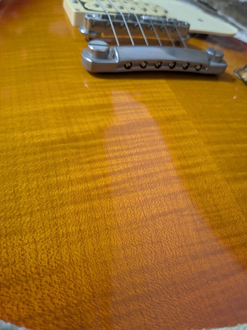 crews OSL FM L crews製セミハードケース付き レスポールタイプ