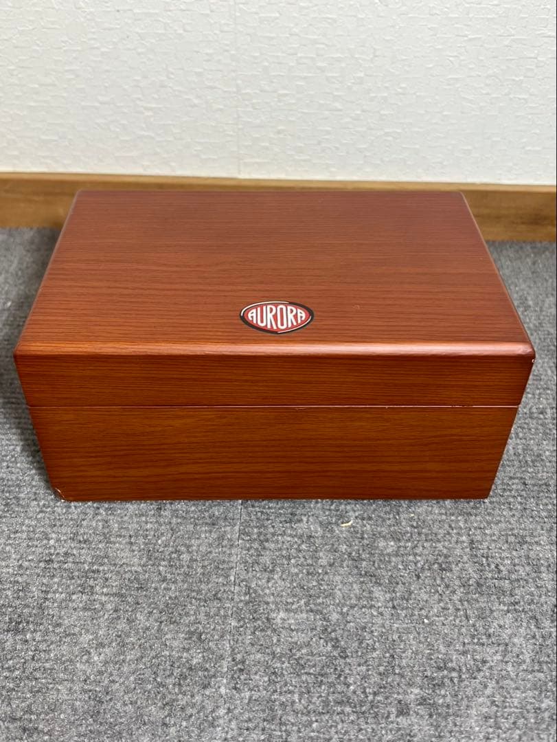 AURORA アウロラ　マーブル万年筆 専用ケース付き　金18K 高級万年筆