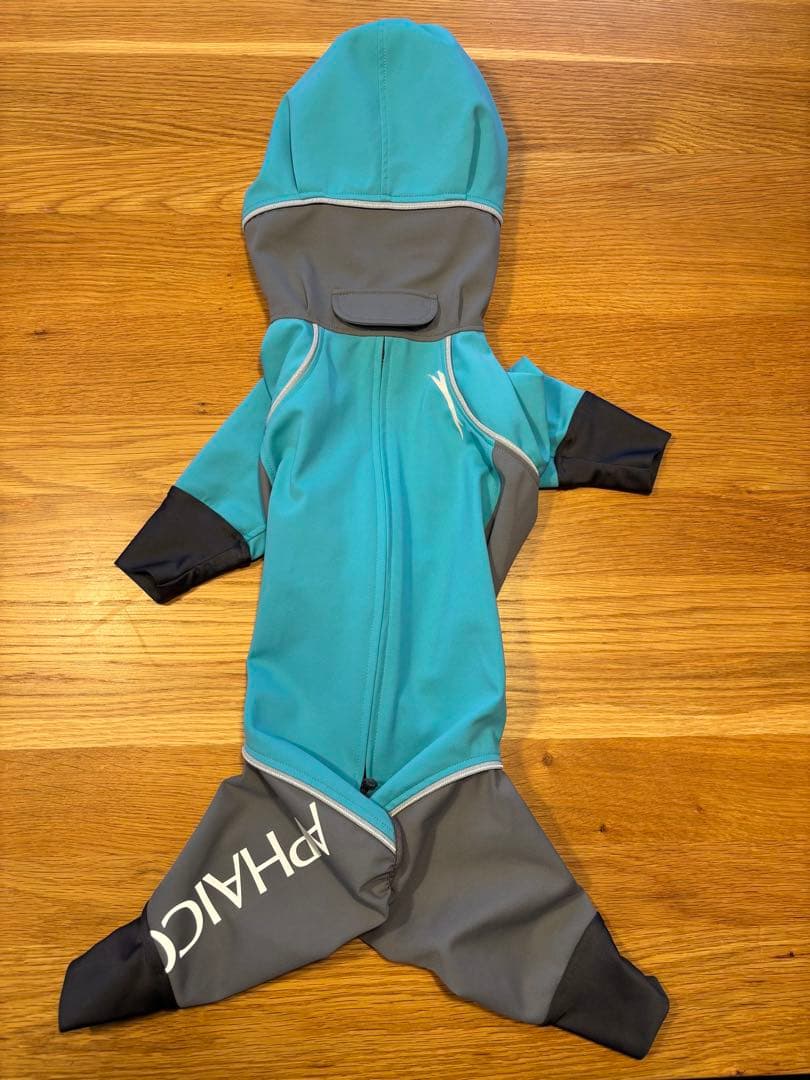 ALPHAICO レインドッグガード　L 犬用レインコート フード付き