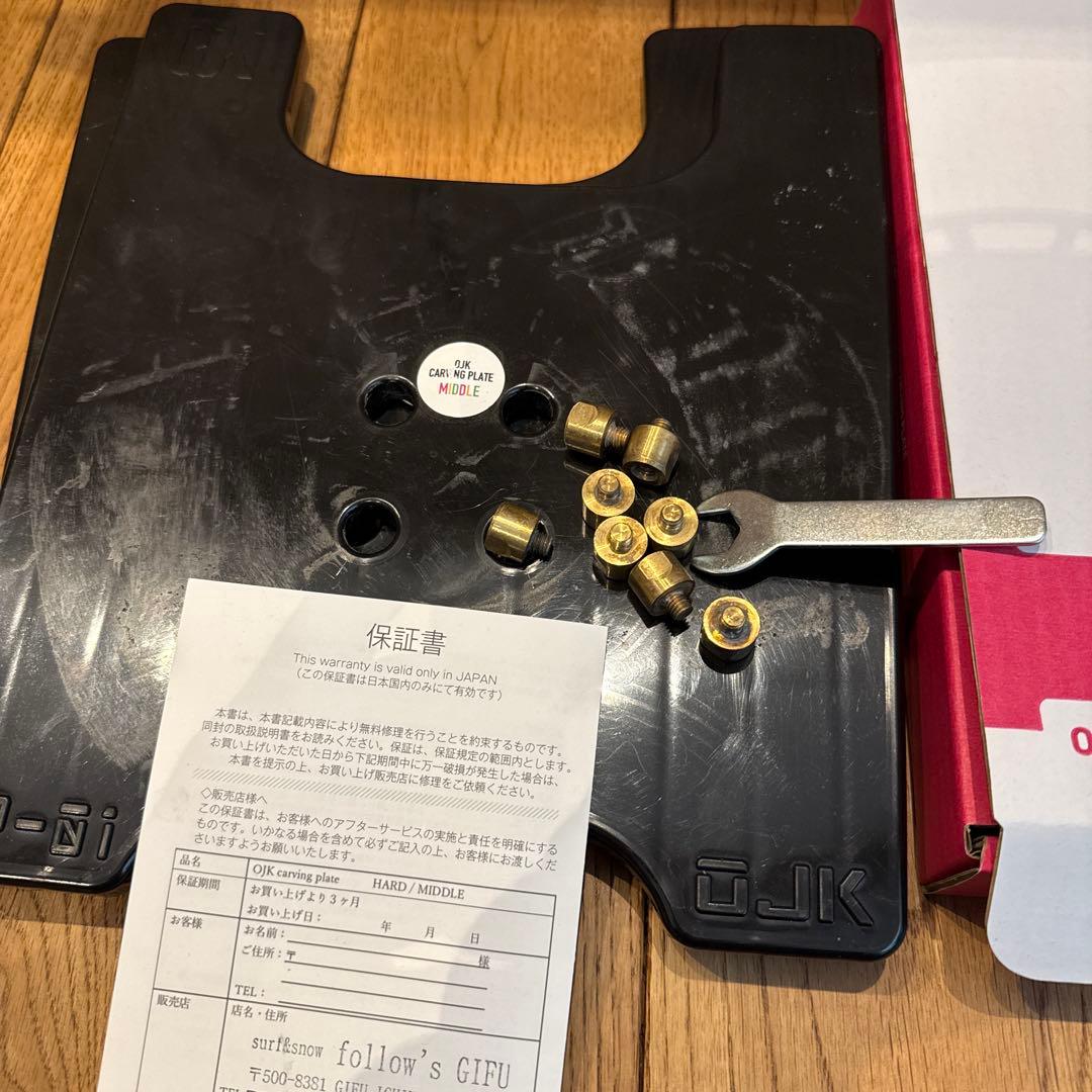 OJK CP-01-01 MID カービングプレート