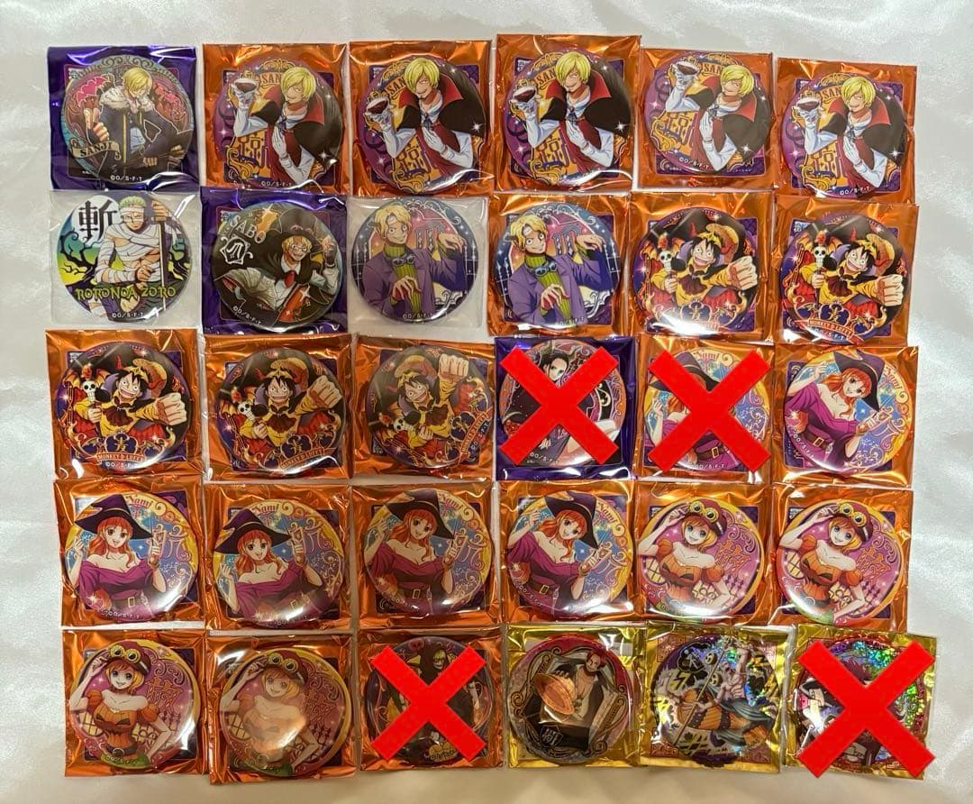 ワンピース 缶バッジ まとめ