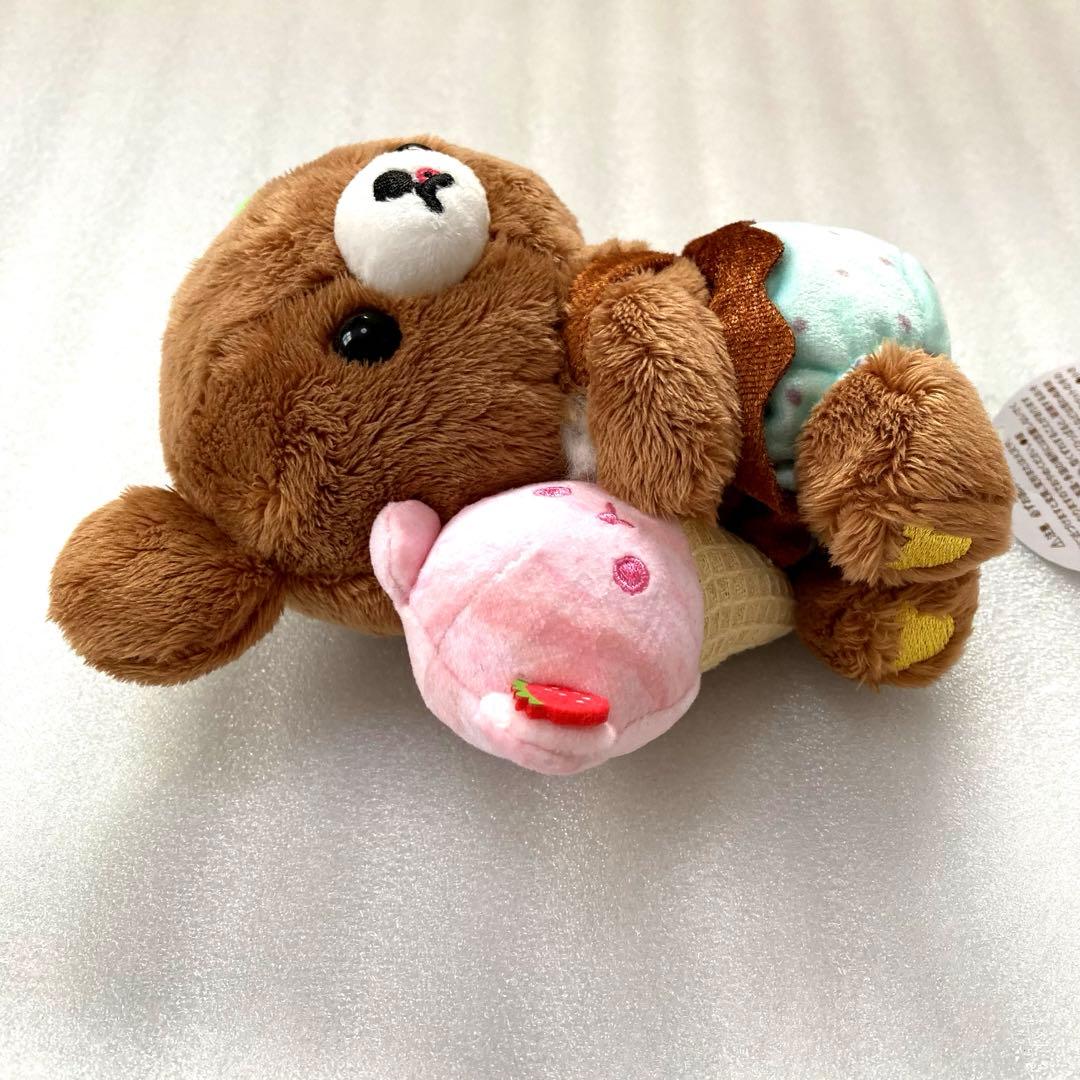 リラックマストア限定 チャイロイコグマ ハッピーアイスクリーム ぬいぐるみ