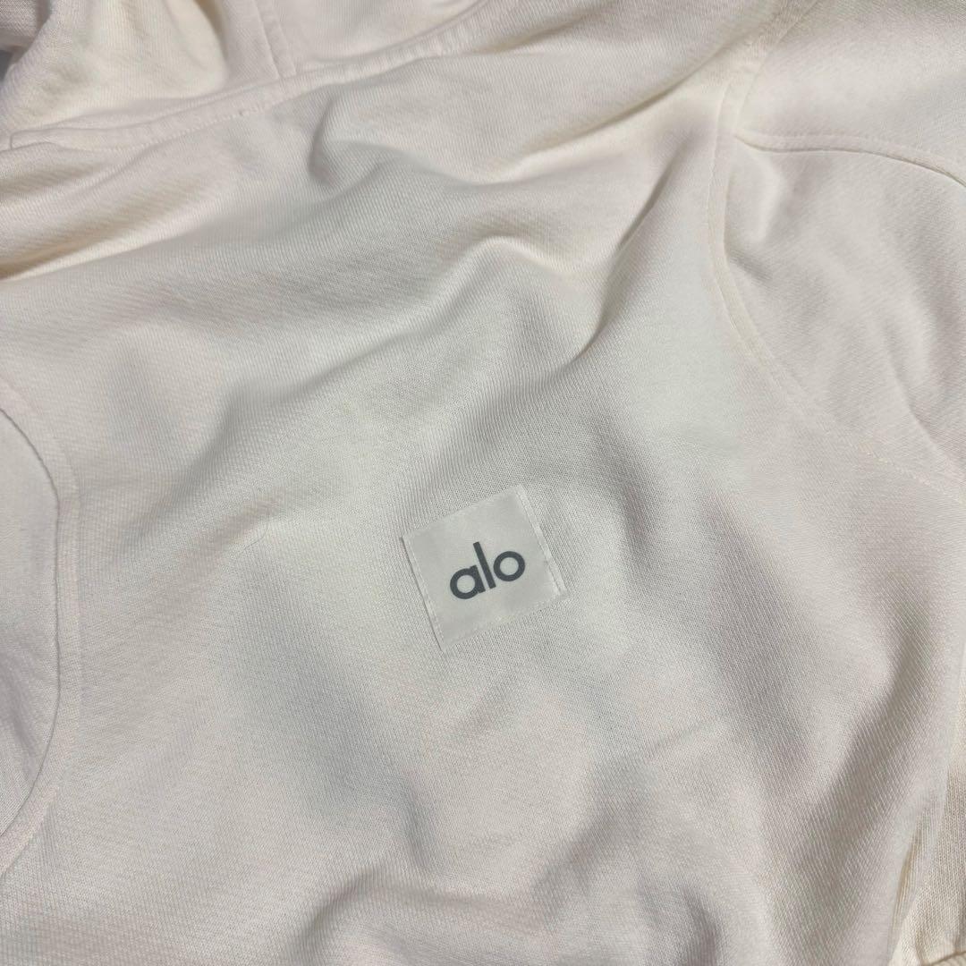 【新品タグ付き】 Alo yoga アロー ジップアップ フーディ XS